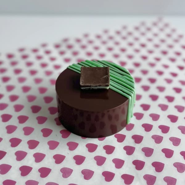 Mint Chocolate - chocolate cake infused with mint and smooth chocolate ganache